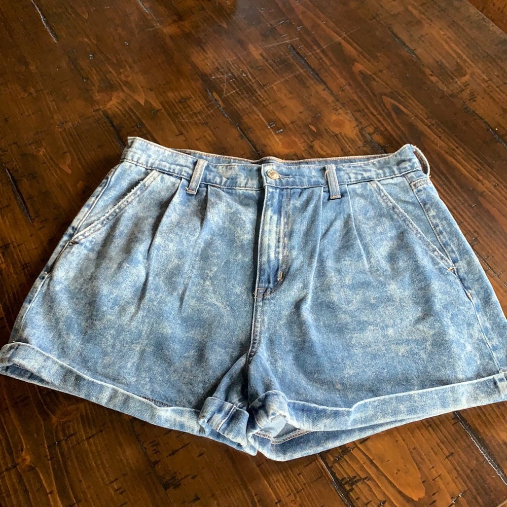 High waisted mom shorts